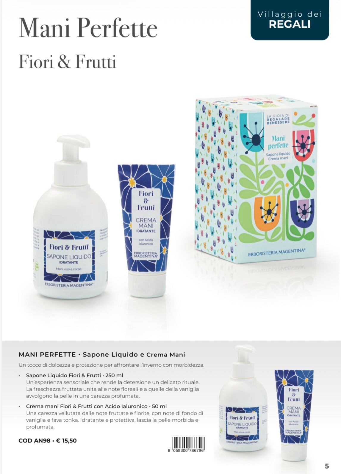 Sapone mani+ crema mani