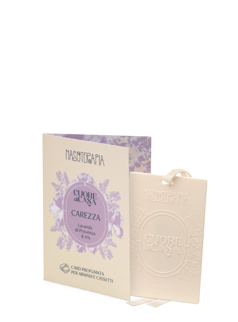 Card profuma armadi carezza lavanda e iris