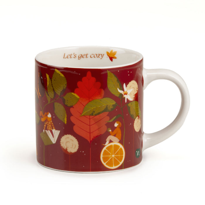 Tazza foglie autunnali