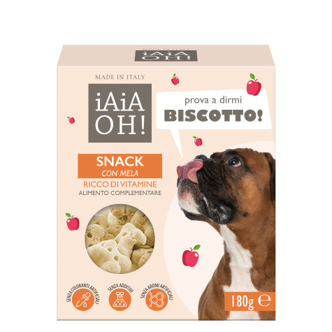 Biscotto Snack alla Mela Cani