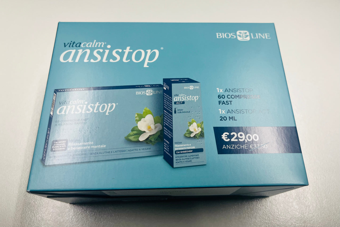 Kit ansia compresse+ spray