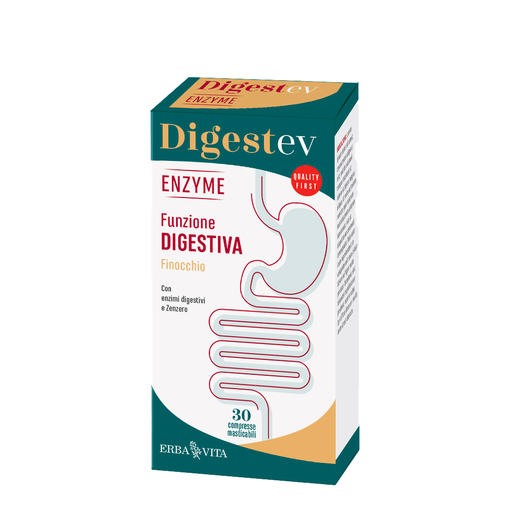 DIGEST-EV Enzyme 30 compresse masticabili