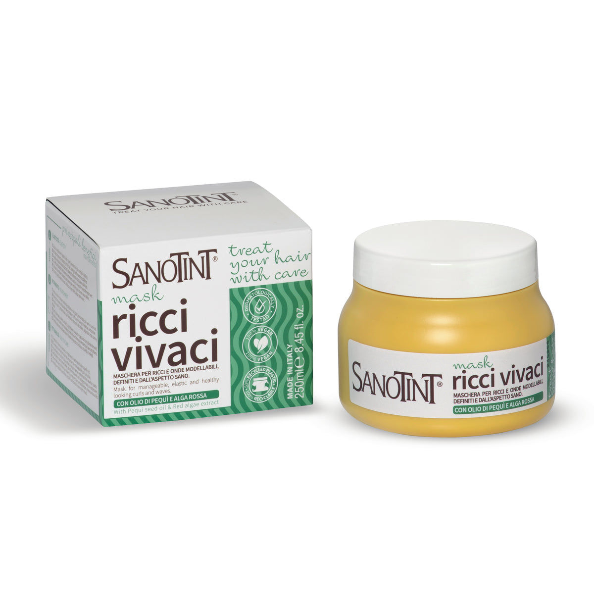 Maschera ricci vivaci
