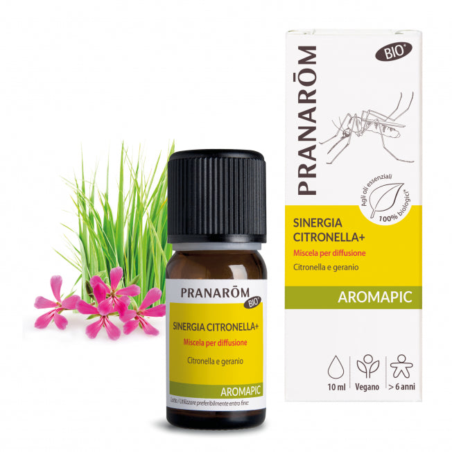 Sinergia Citronella+ - 10 ml Miscela per diffusione - Citronella e Geranio