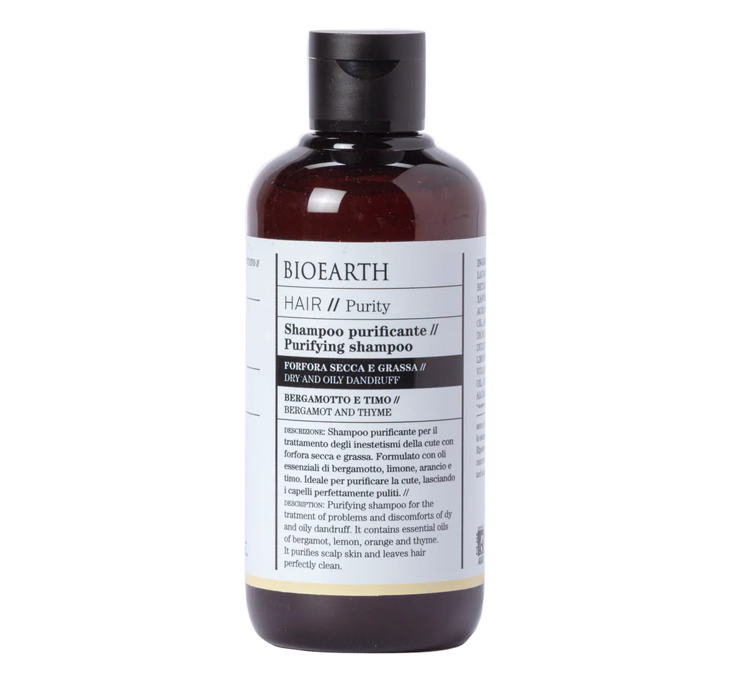 Shampoo Purificante 250 ml Bergamotto e Timo