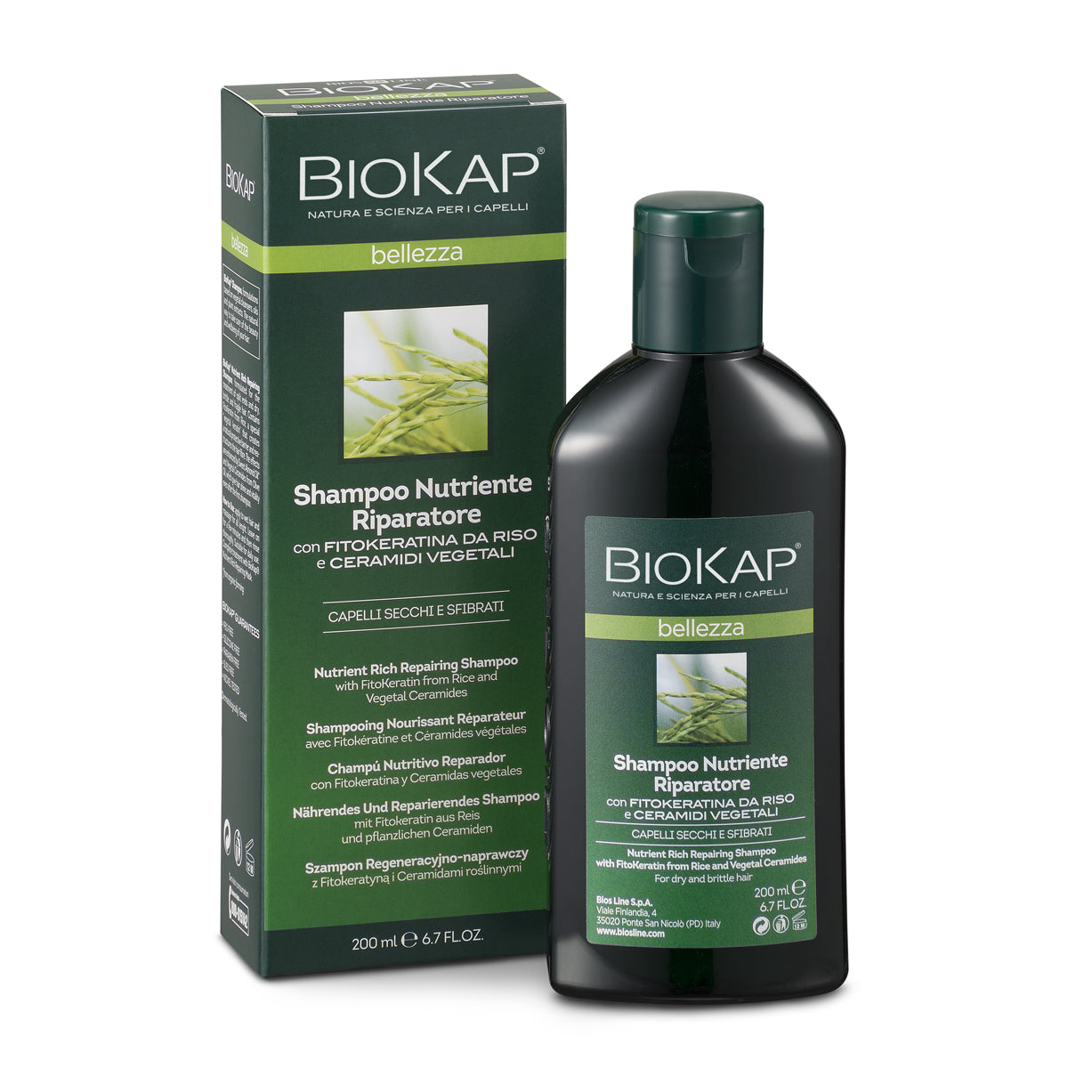BioKap Bellezza Shampoo Nutriente Riparatore 200 ml