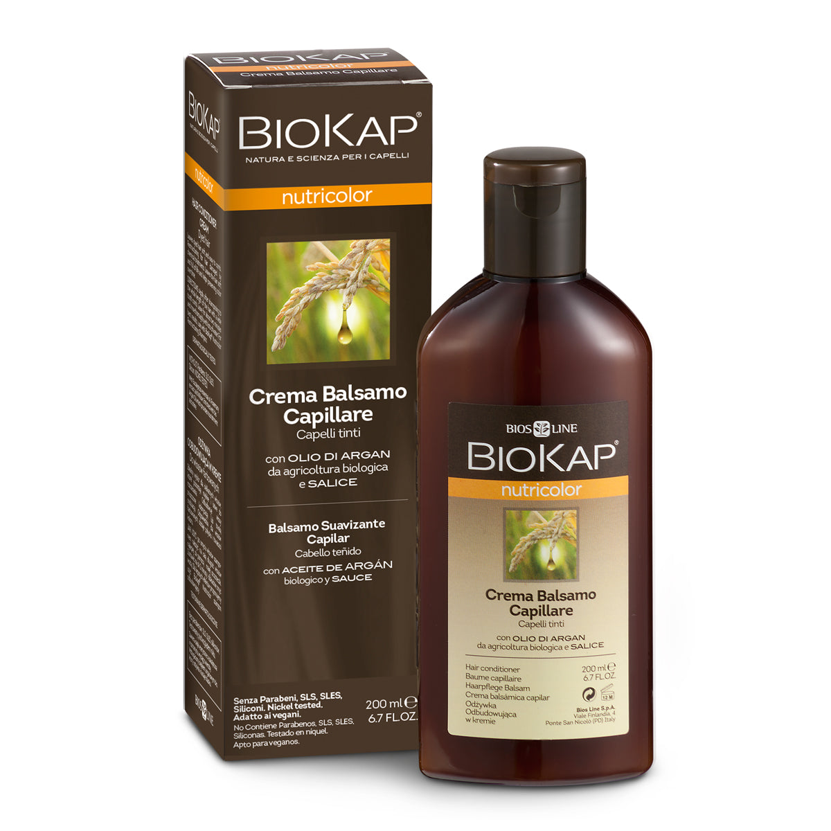 BioKap Nutricolor Crema Balsamo Capillare 200 ml