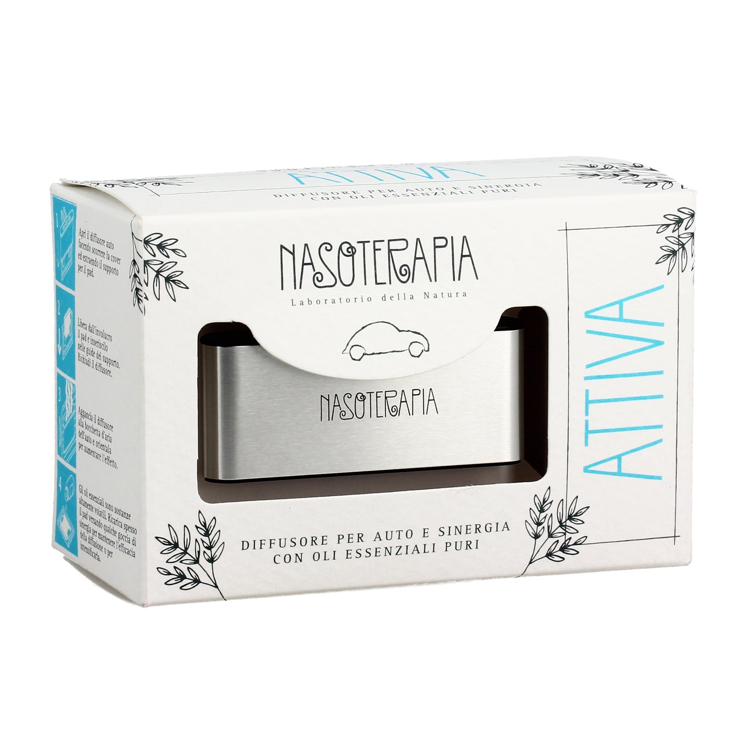Nasoterapia Diffusore per Auto con Oli Essenziali 5ml