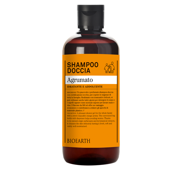 Shampoo Doccia family 500 ml (Aloe Vera o Agrumi o Fruttato o Tea tree o Talcato)