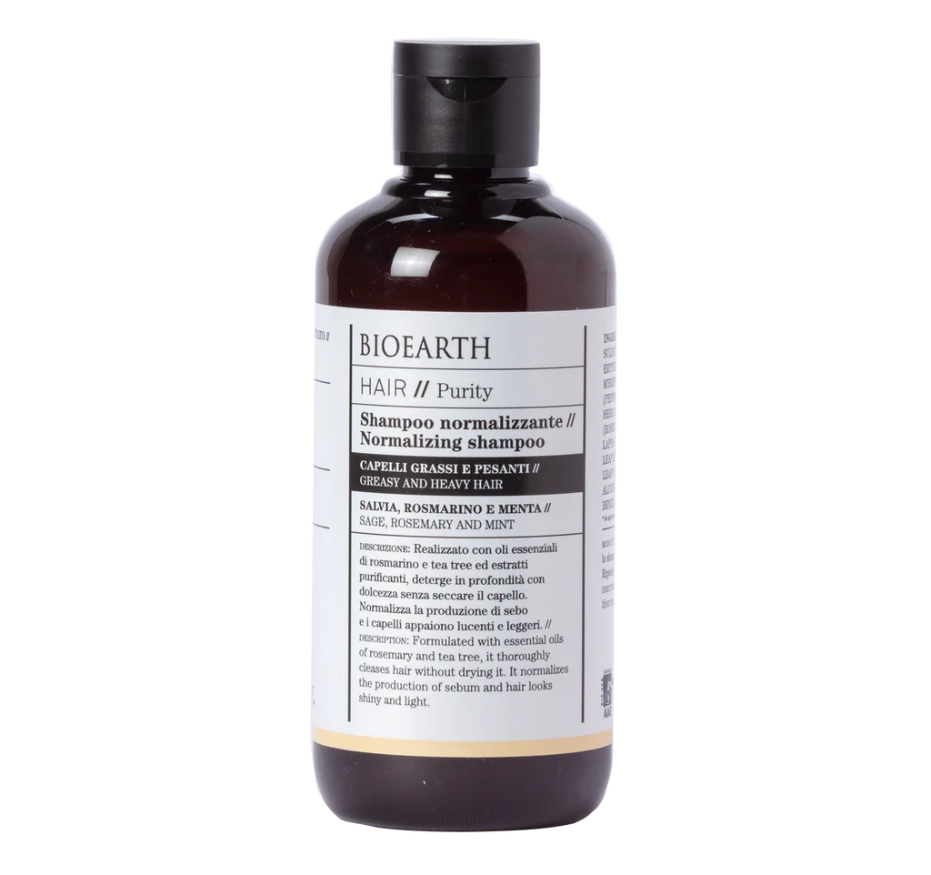Shampoo Normalizzante 250 ml salvia, rosmarino, menta