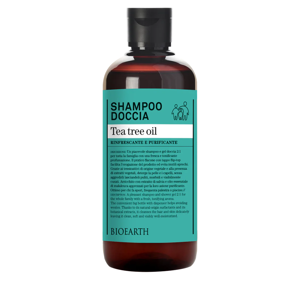 Shampoo Doccia family 500 ml (Aloe Vera o Agrumi o Fruttato o Tea tree o Talcato)