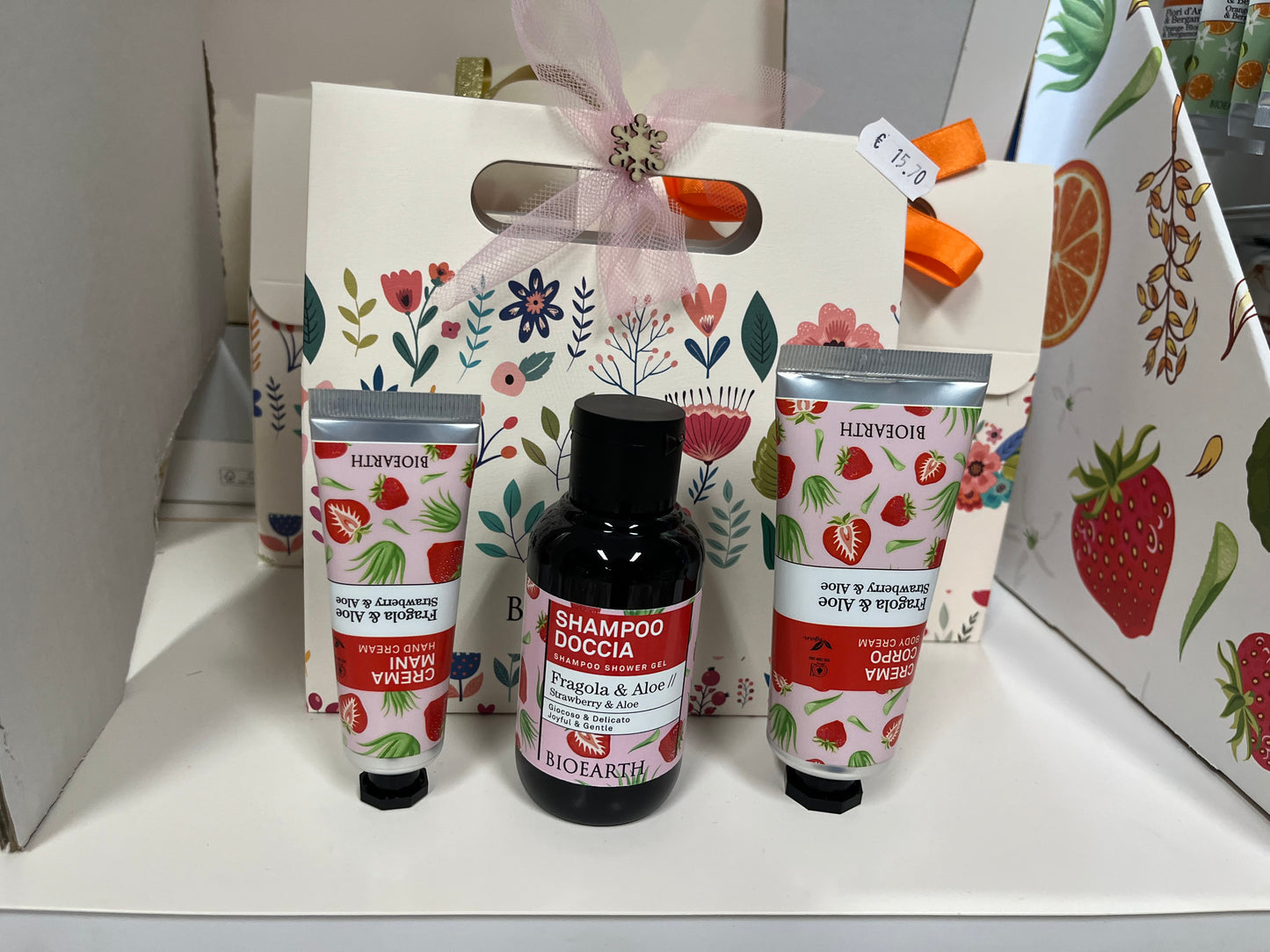 Kit mini taglie fragola e aloe