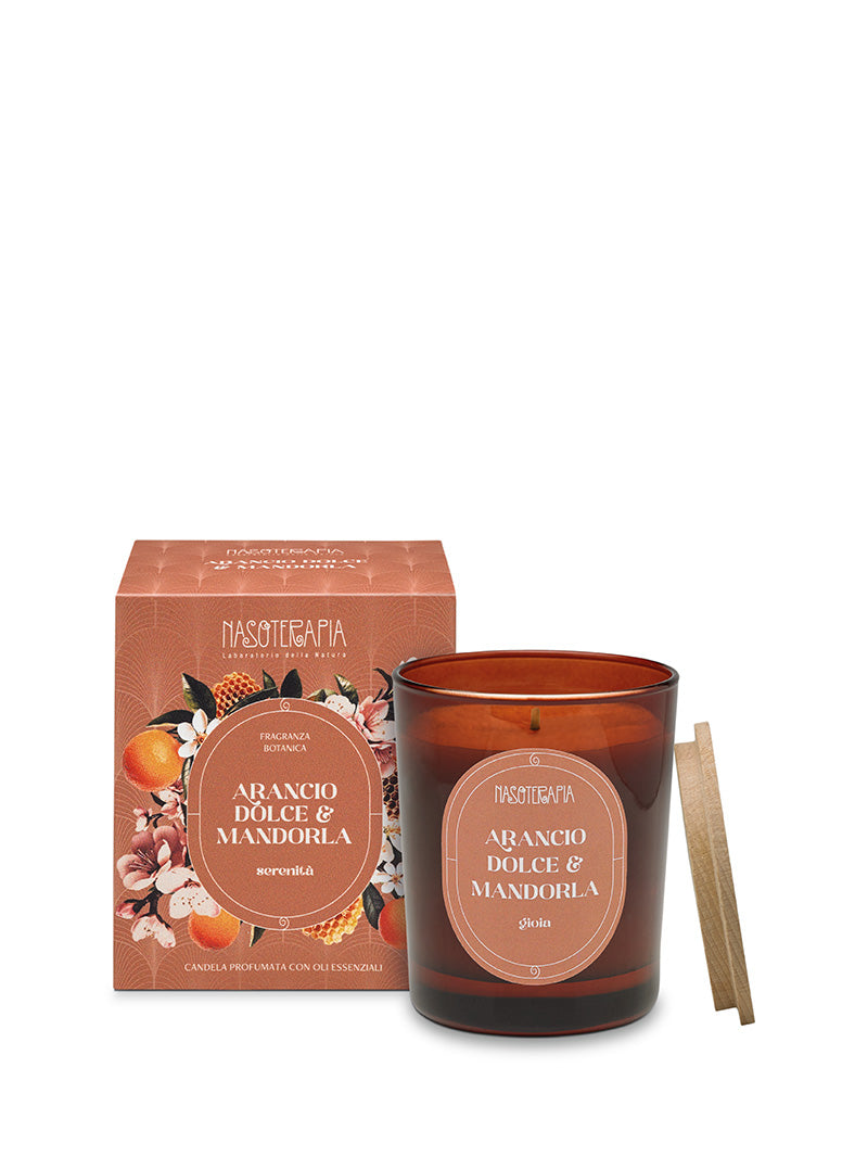 Candela mandorla e arancio 180 g