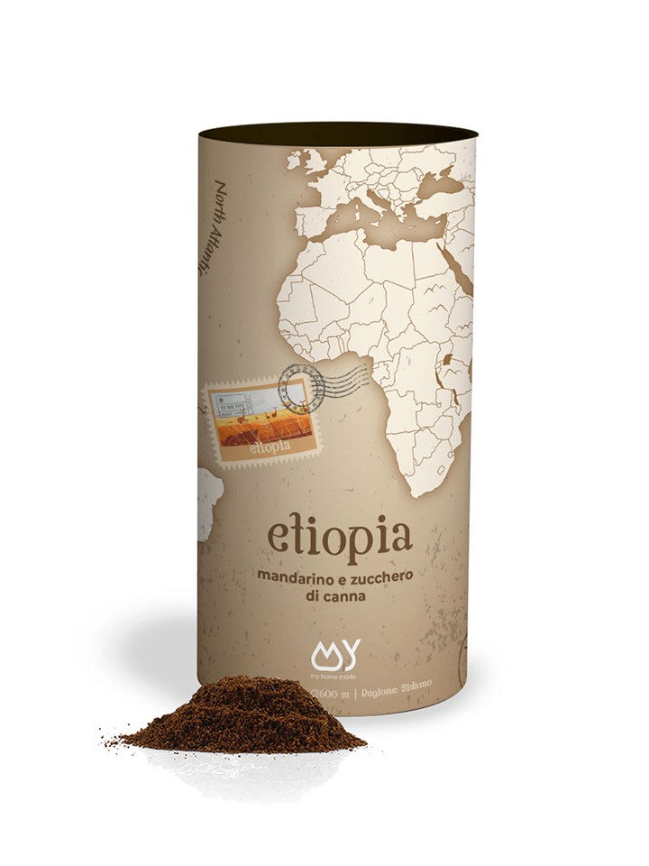 caffe macinato  aromatizzato per moka etiopia o guatemala