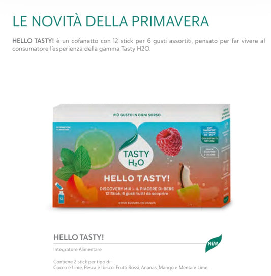 Kit degustazioni Tasty H2O 6 gusti