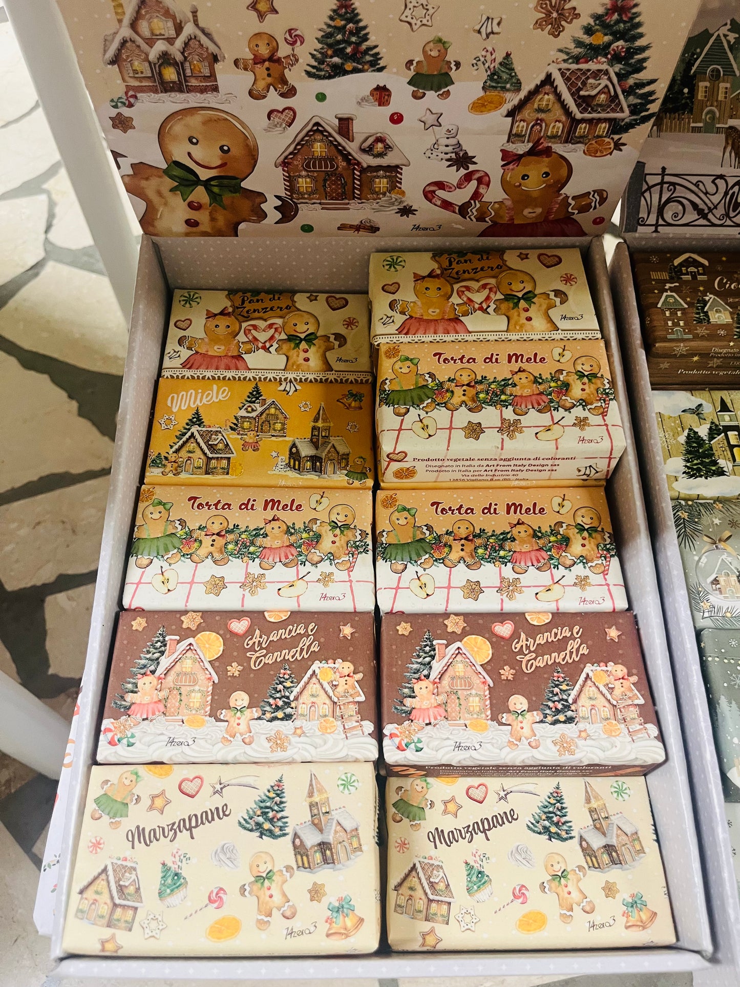 Saponette natalizie miste