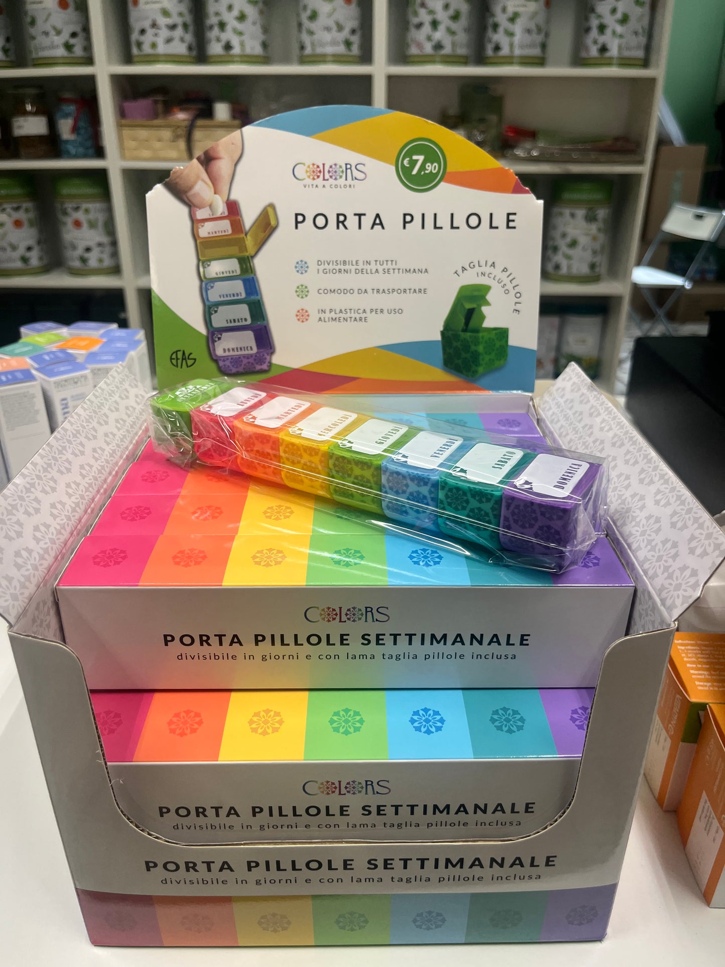 Porta pillole settimanale