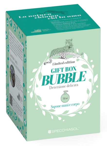 gift box bubble detergente mani e corpo 750 ml