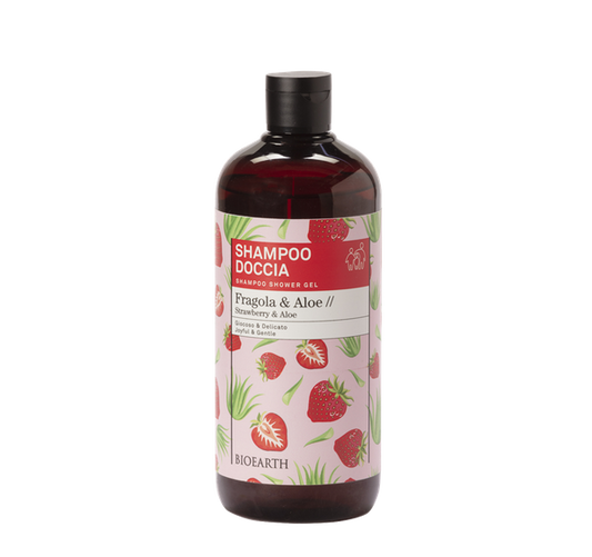 shampoodoccia aloe e fragola 500 ml family