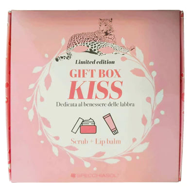 gift box kiss balsamo labbra+ scrub labbra