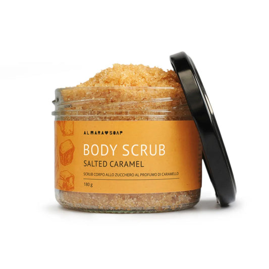 scrub corpo caramello salato
