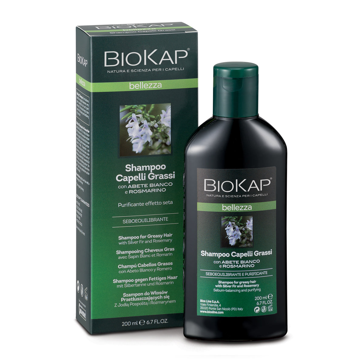 BioKap Bellezza Shampoo Capelli Grassi 200 ml