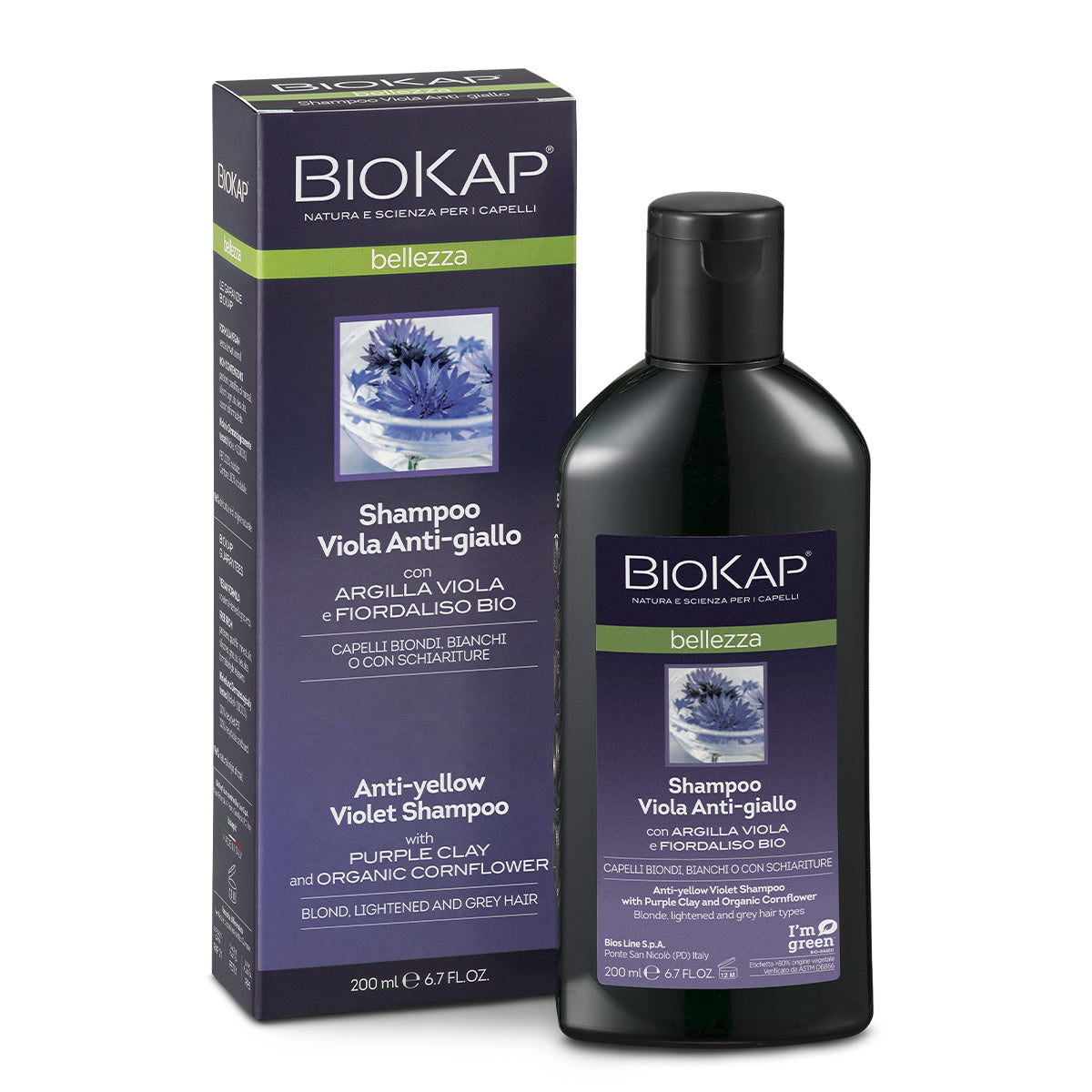 BioKap Bellezza Shampoo Viola Antigiallo 200 ml