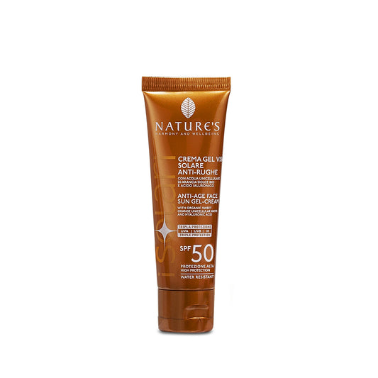 Crema-gel viso Solare Antirughe SPF50 50 ml