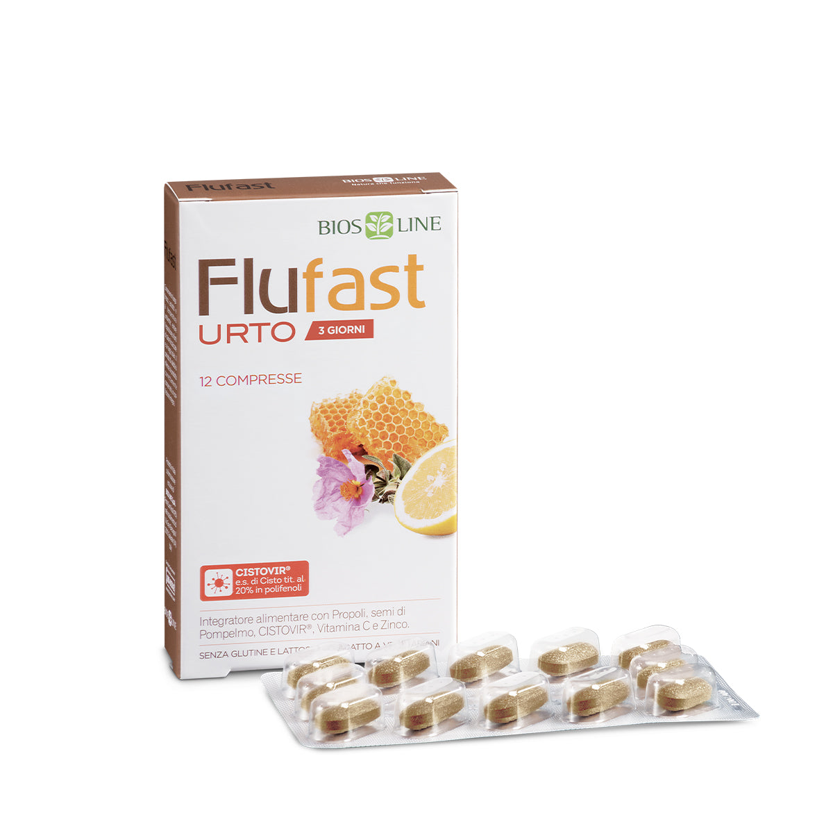 Flufast urto 12 compresse Biosline