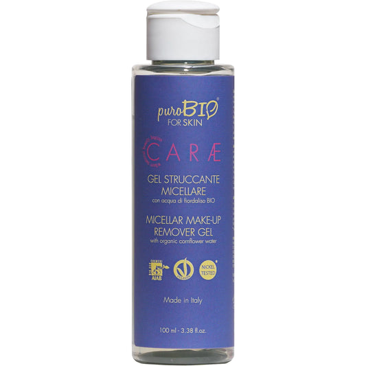 Gel Struccante Micellare con acqua di fiordaliso 100 ml Puro Bio