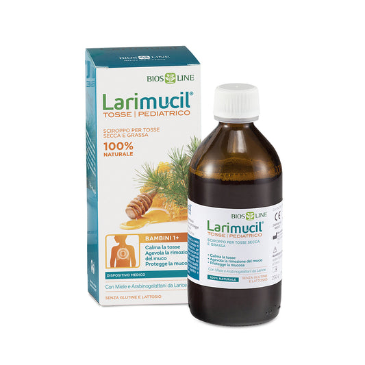 Larimucil Sciroppo per Tosse secca-grassa Pediatrico 1+ Biosline