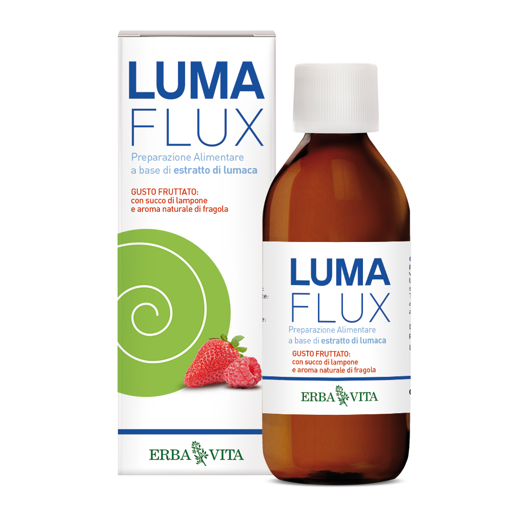 sciroppo lumaca Lumaflux lampone Erba Vita 150 ml