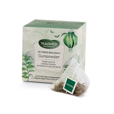 Filtroscrigno Gunpowder tè verde 15 filtri Neavita