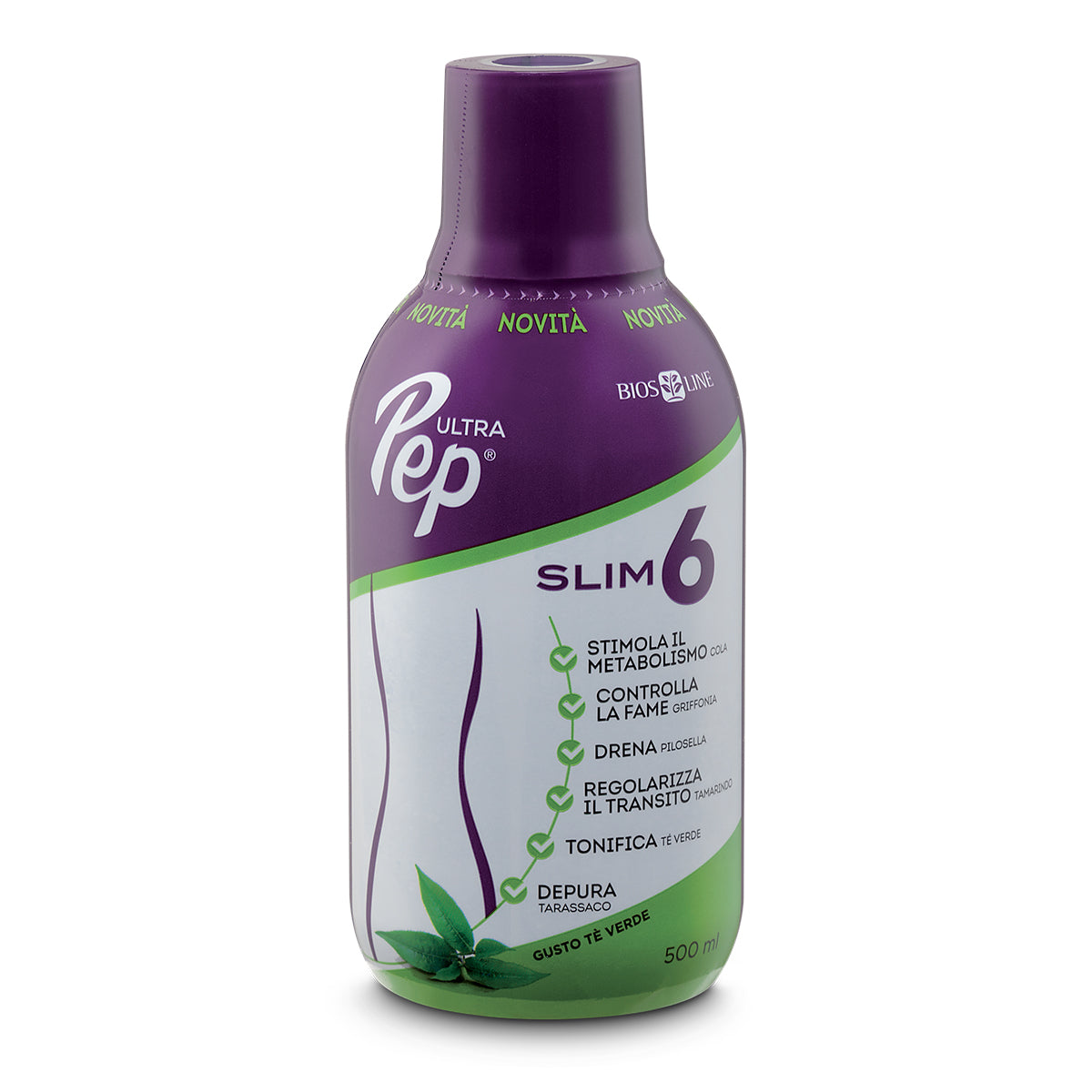 Ultra Pep Slim 6 500 ML Tè verde