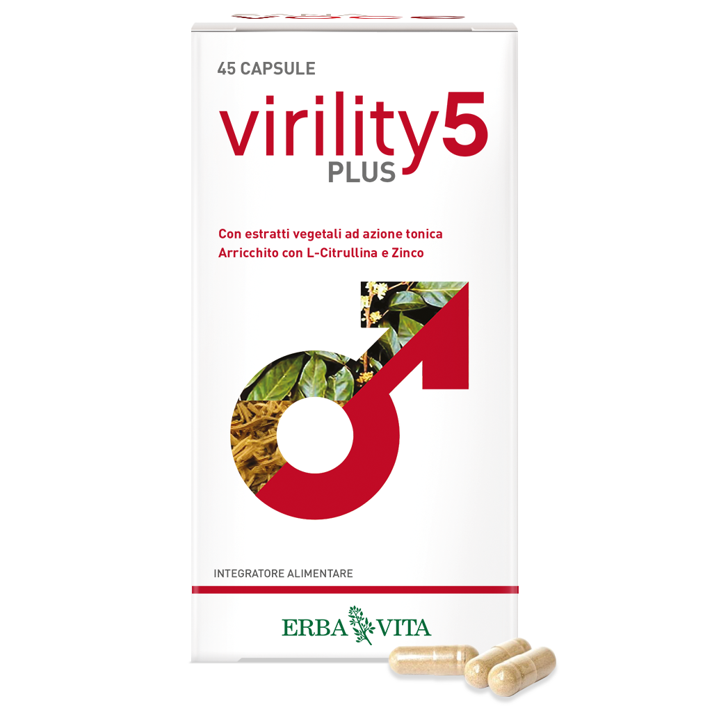 Virility 5 plus Erba Vita 45 capsule