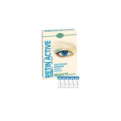 ESI Retin Active Mirtillo Gocce Oculari Idratanti e Lubrificanti 10 flaconcini monodose 0.5 ml