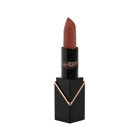 Rossetti LIPSTICK CREAMY MATTE (4 colori: rosa nude, fuscia scuro, rosso fragola, rosa pesca) Puro Bio