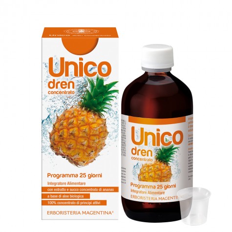 Unico Dren - con estratto e succo concentrato di Ananas