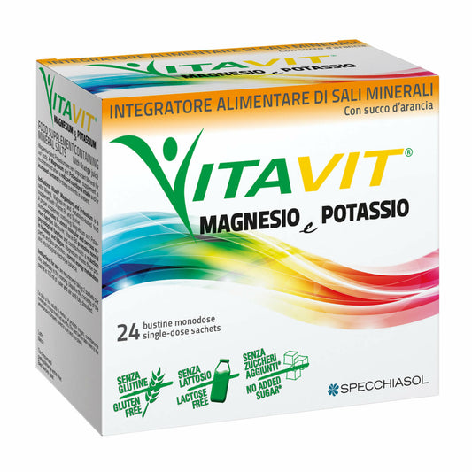 Vitavit Magnesio e Potassio 24 bustine Specchiasol